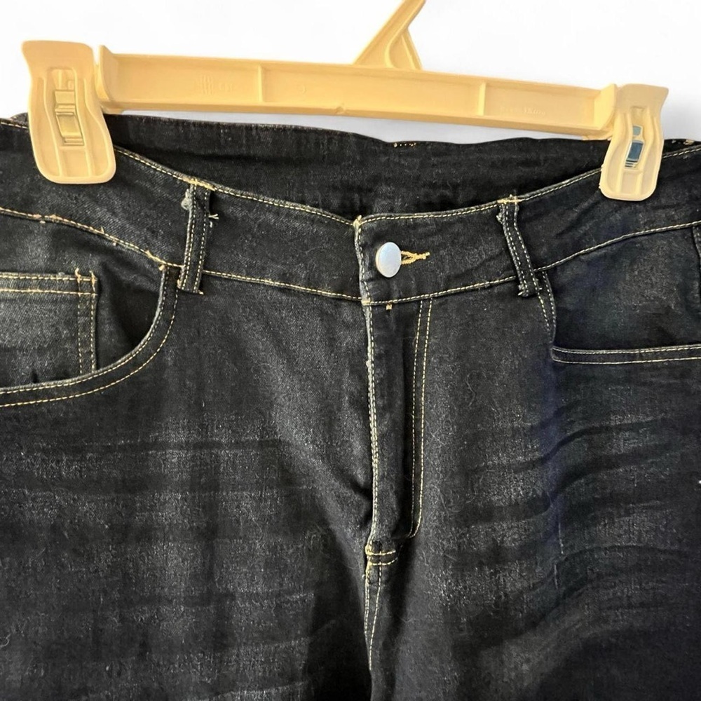 Dark Wash Skinny Jeans with Sleek Fit​​​ - Picture 3 of 4